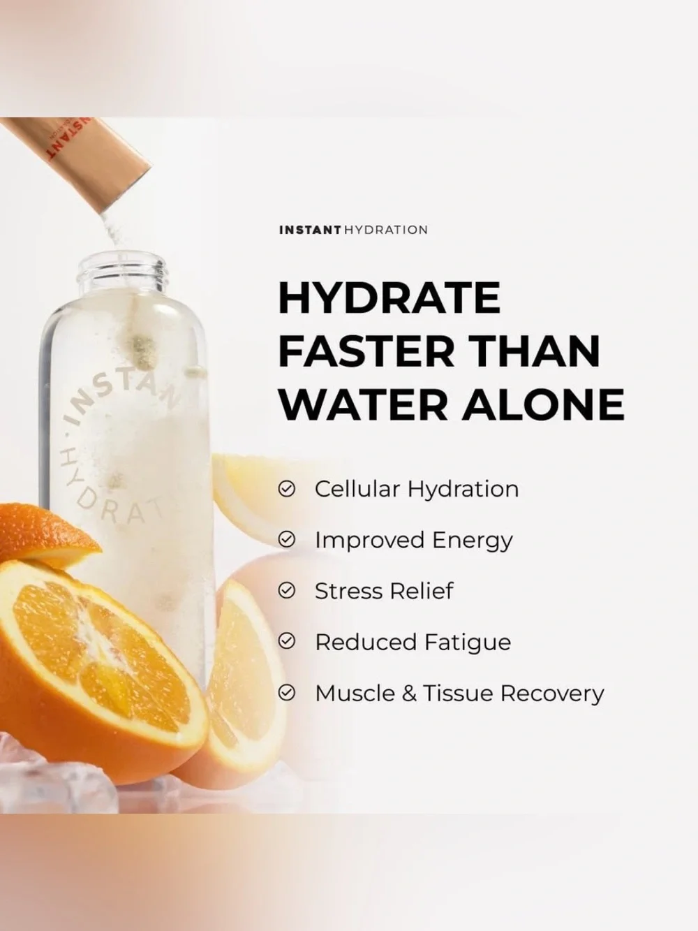 Instant Hydration Electrolyte Drink Mix – Orange